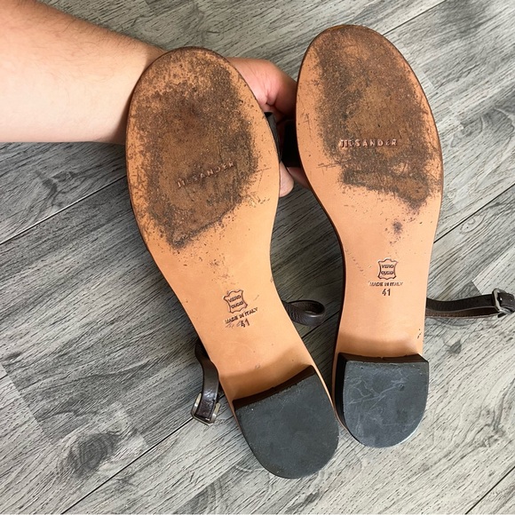 Jil Sander Leather Sandals - Picture 6 of 7